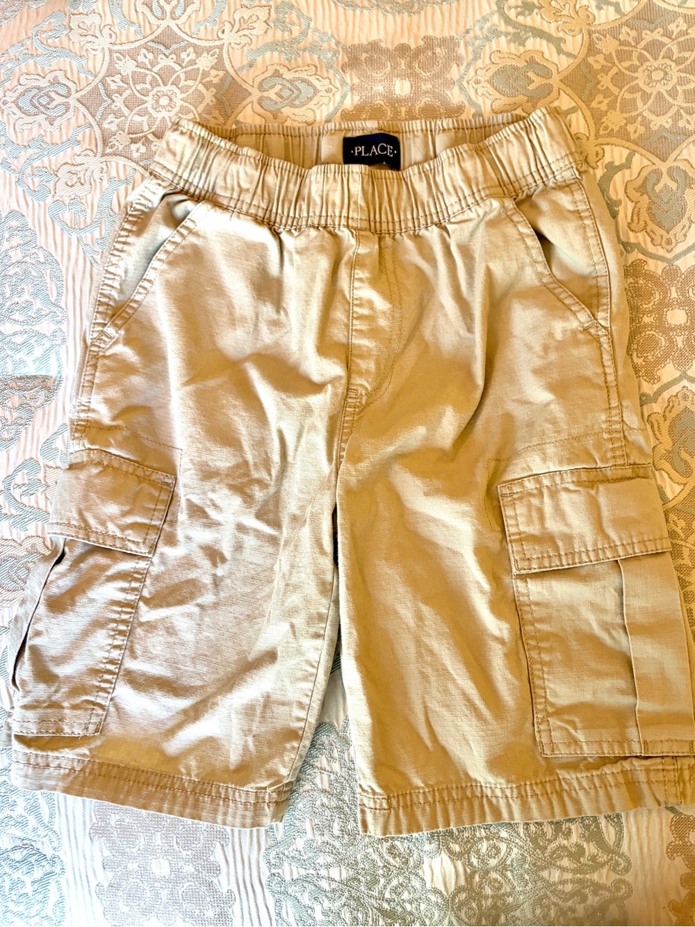 Place Boys Tan Cargo Shorts